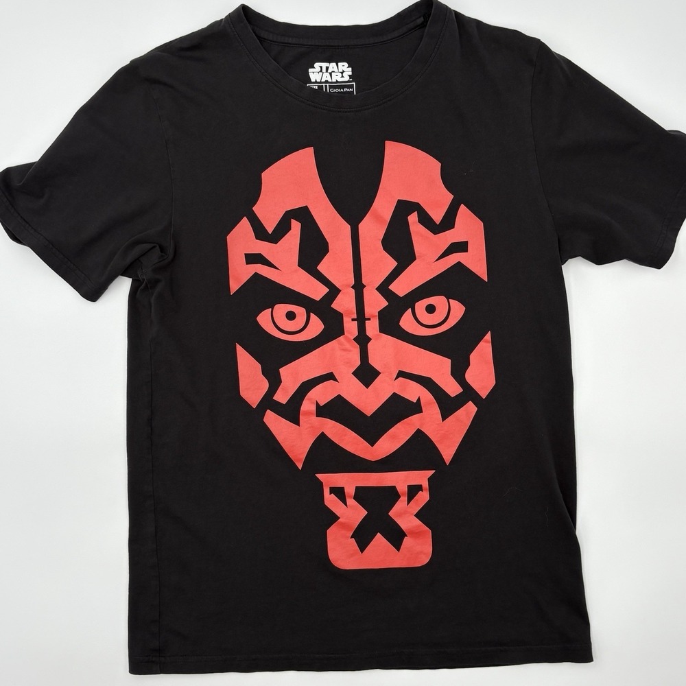 Star‎ Wars Gioia Pan Darth Maul T-Shirt Men's Large Black Graphic Sith Tee L